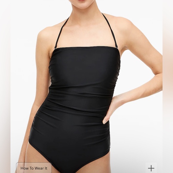 NWT JCrew Factory Strapless one-piece swimsuit - Picture 1 of 7